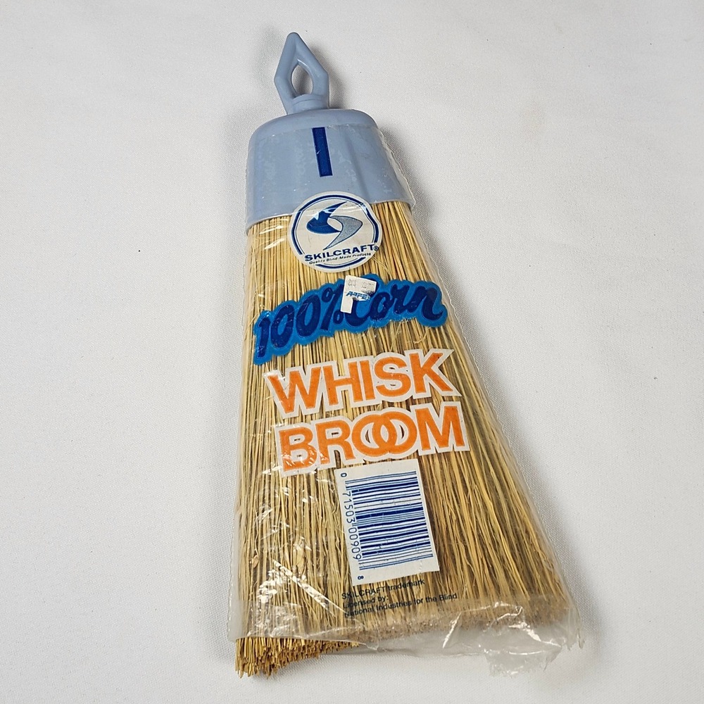 Vintage‎ Skilcraft Whisk Broom 9in Interior Auto Cleaning